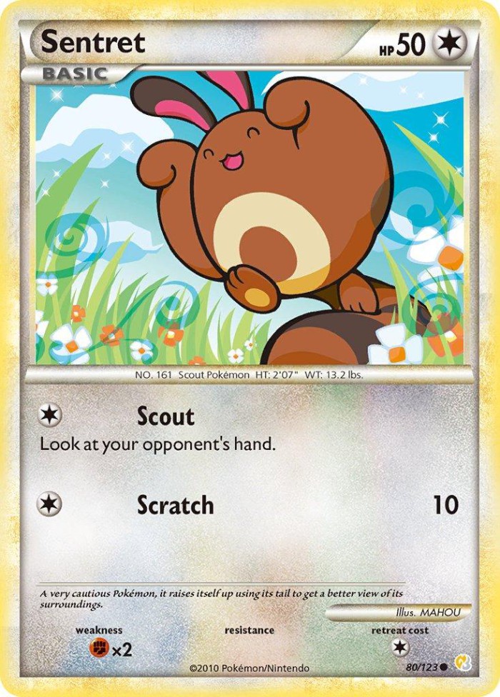 Carte Pokémon: Sentret [Fouinette]