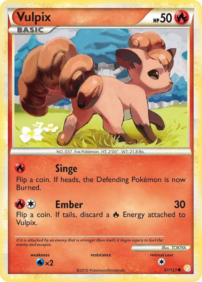 Carte Pokémon: Vulpix [Goupix]