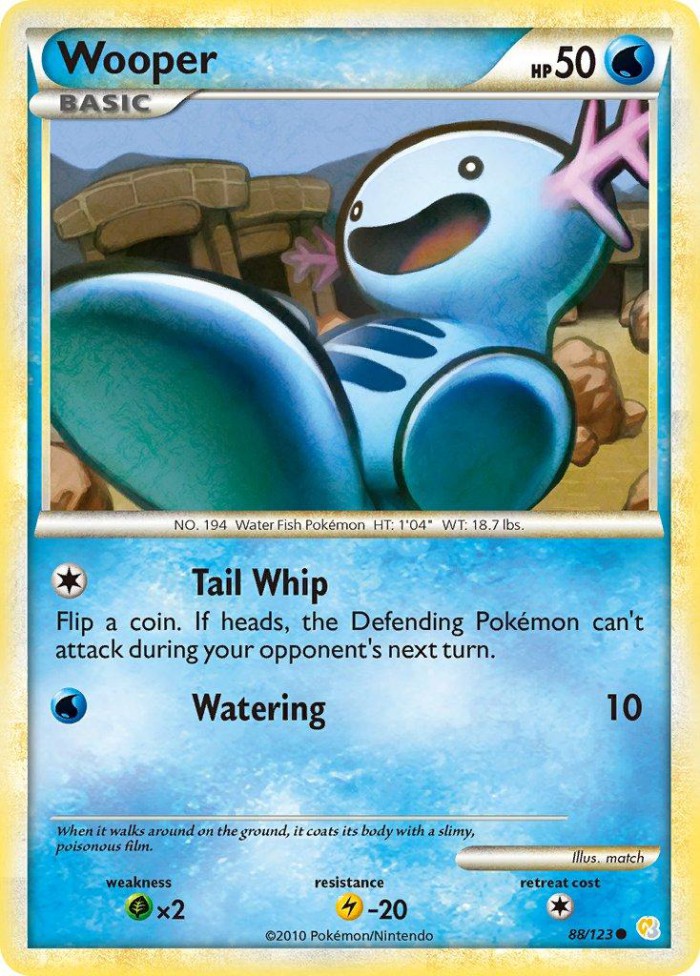 Carte Pokémon: Wooper [Axoloto]