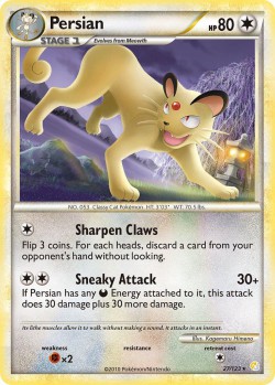 Carte Pokémon: Persian