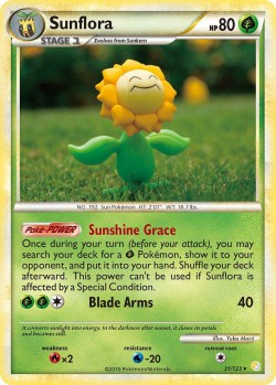 Carte Pokémon: Sunflora