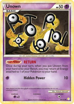 Carte Pokémon: Unown