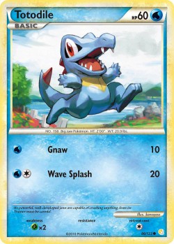 Carte Pokémon: Totodile