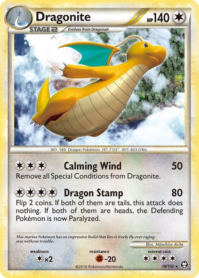 Carte Pokémon: Dragonite [Dracolosse]