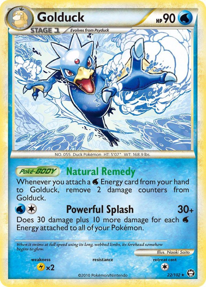 Carte Pokémon: Golduck [Akwakwak]