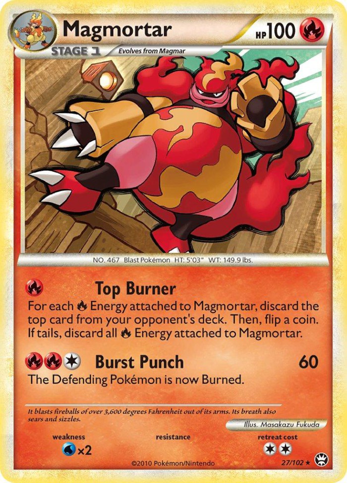 Carte Pokémon: Magmortar [Maganon]