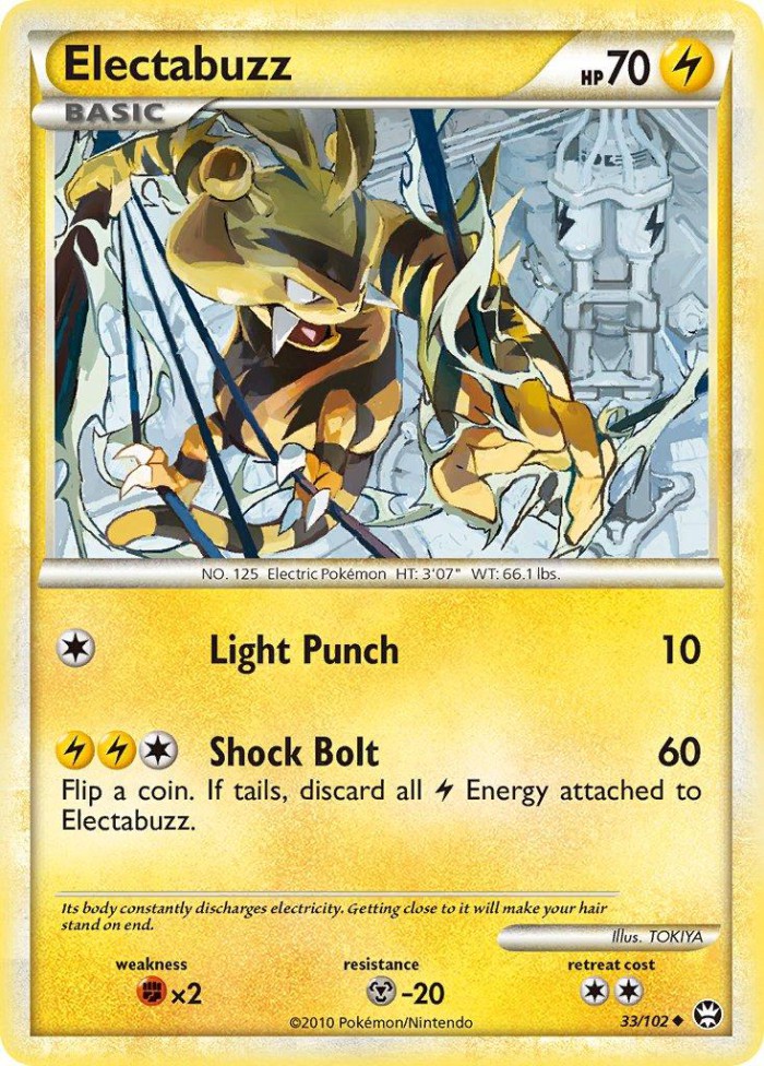 Carte Pokémon: Electabuzz [Elektek]