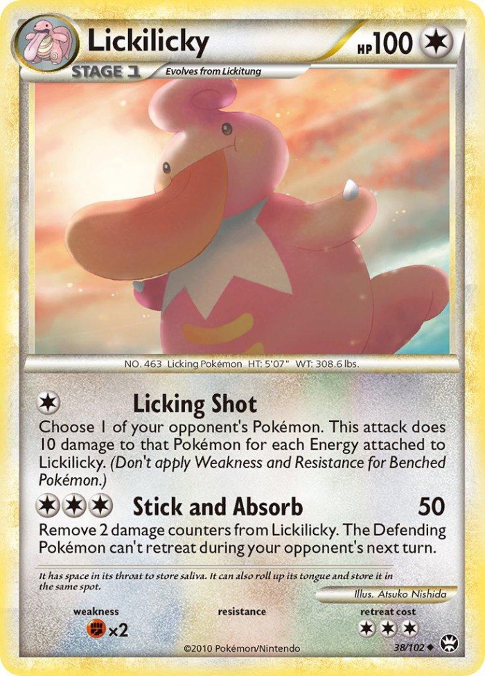 Carte Pokémon: Lickilicky [Coudlangue]