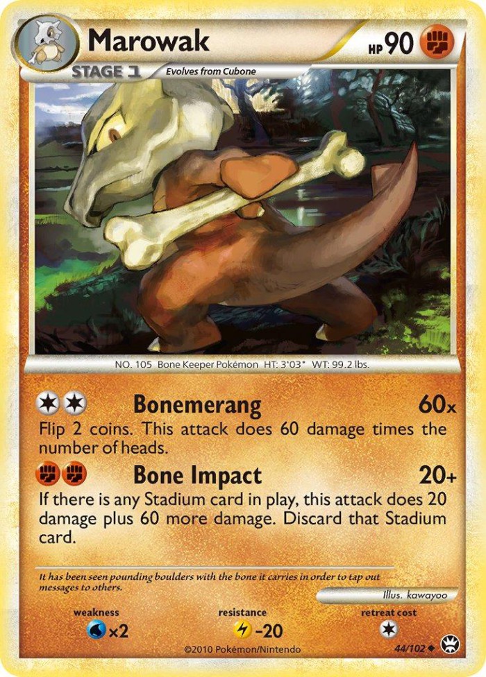 Carte Pokémon: Marowak [Ossatueur]