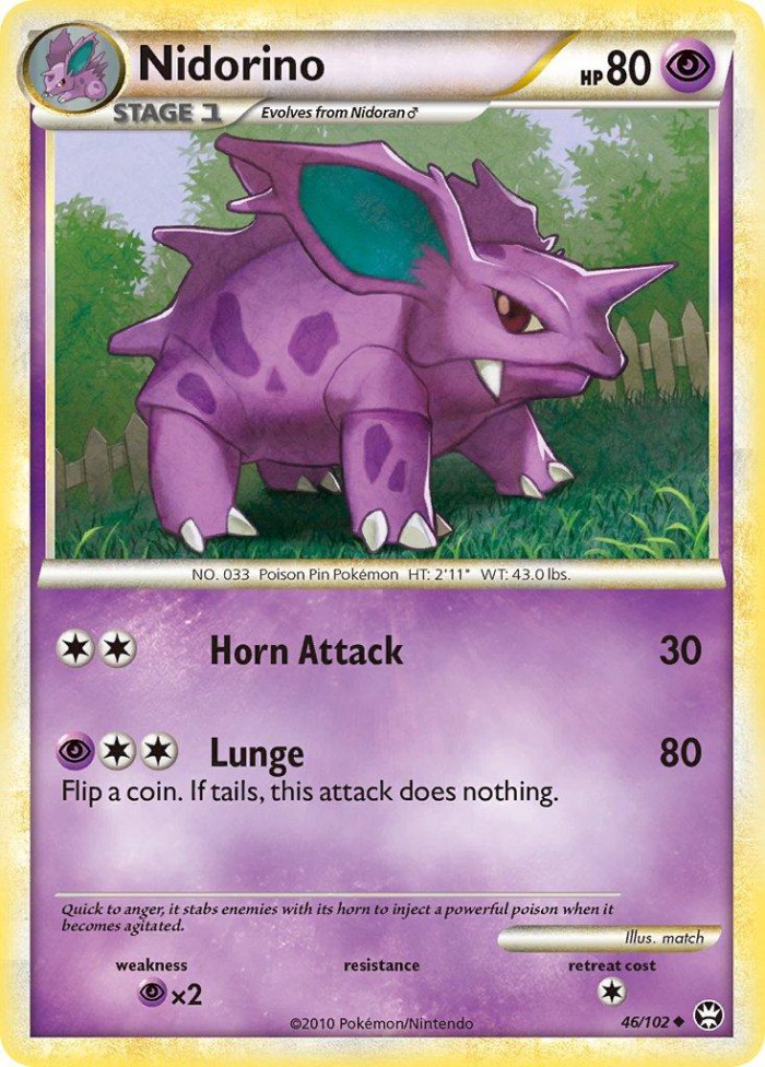 Carte Pokémon: Nidorino [Nidorino]