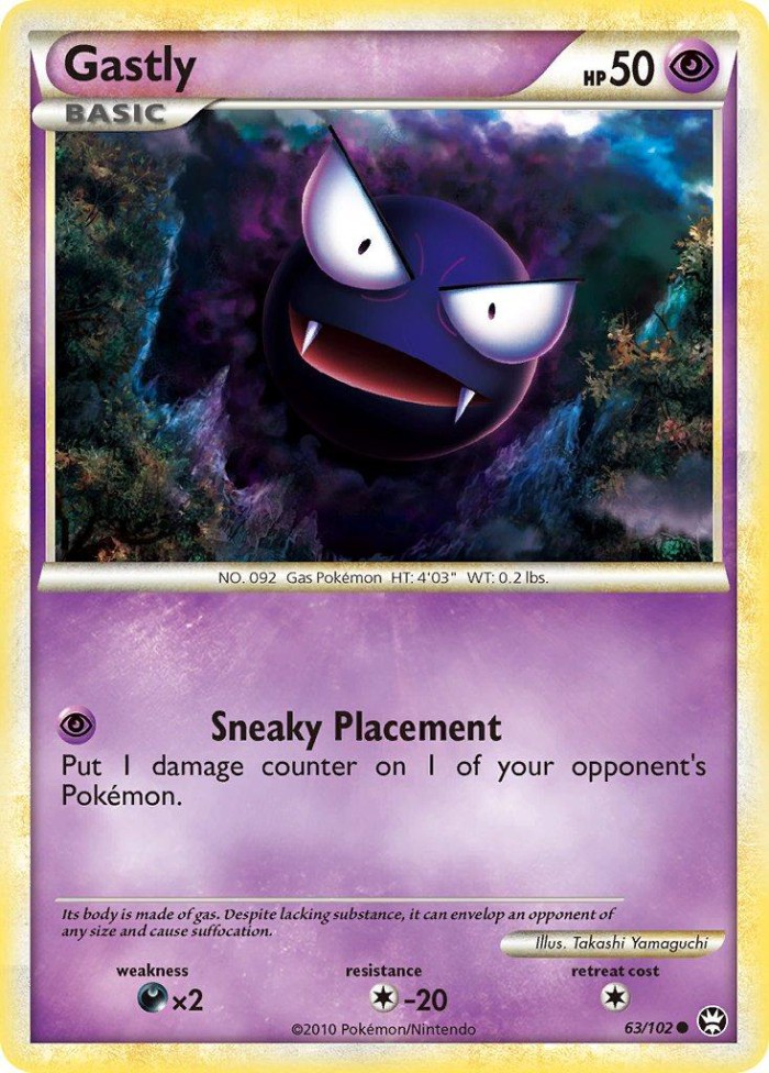 Carte Pokémon: Gastly [Fantominus]