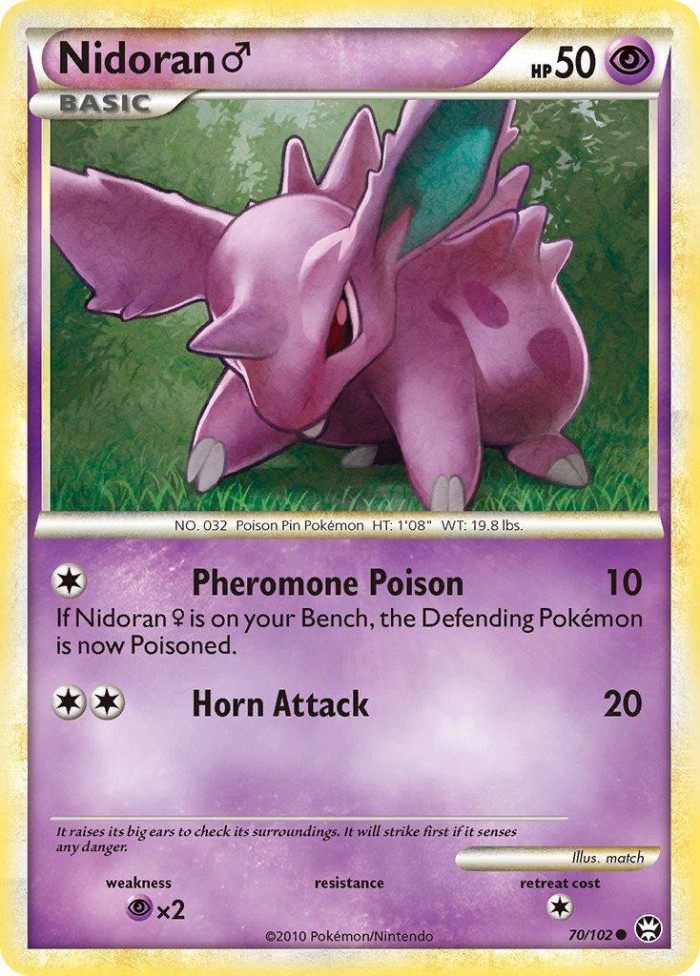 Carte Pokémon: Nidoran♂ [Nidoran♂]