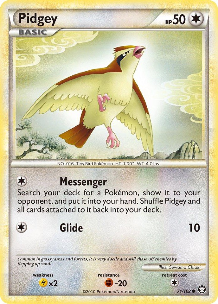 Carte Pokémon: Pidgey [Roucool]