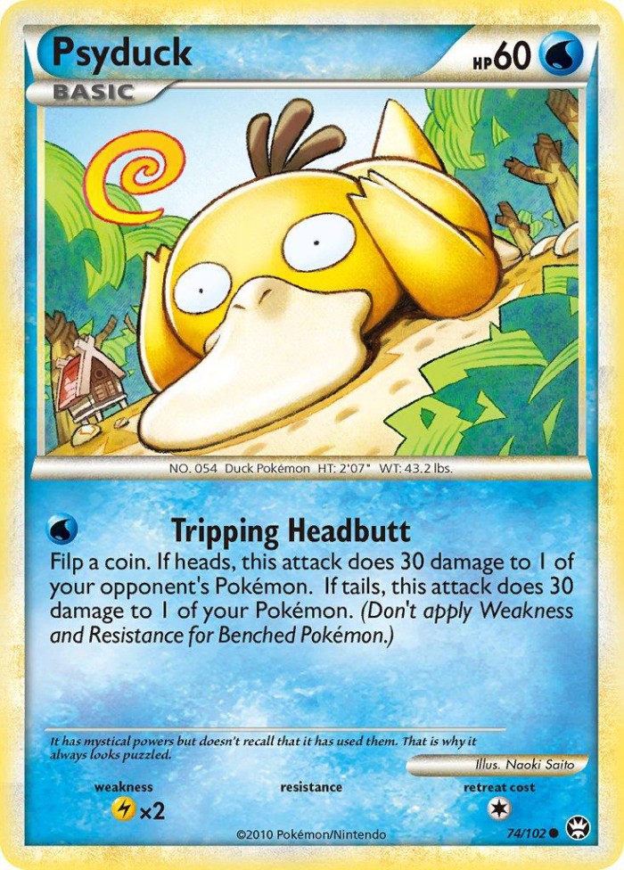 Carte Pokémon: Psyduck [Psykokwak]