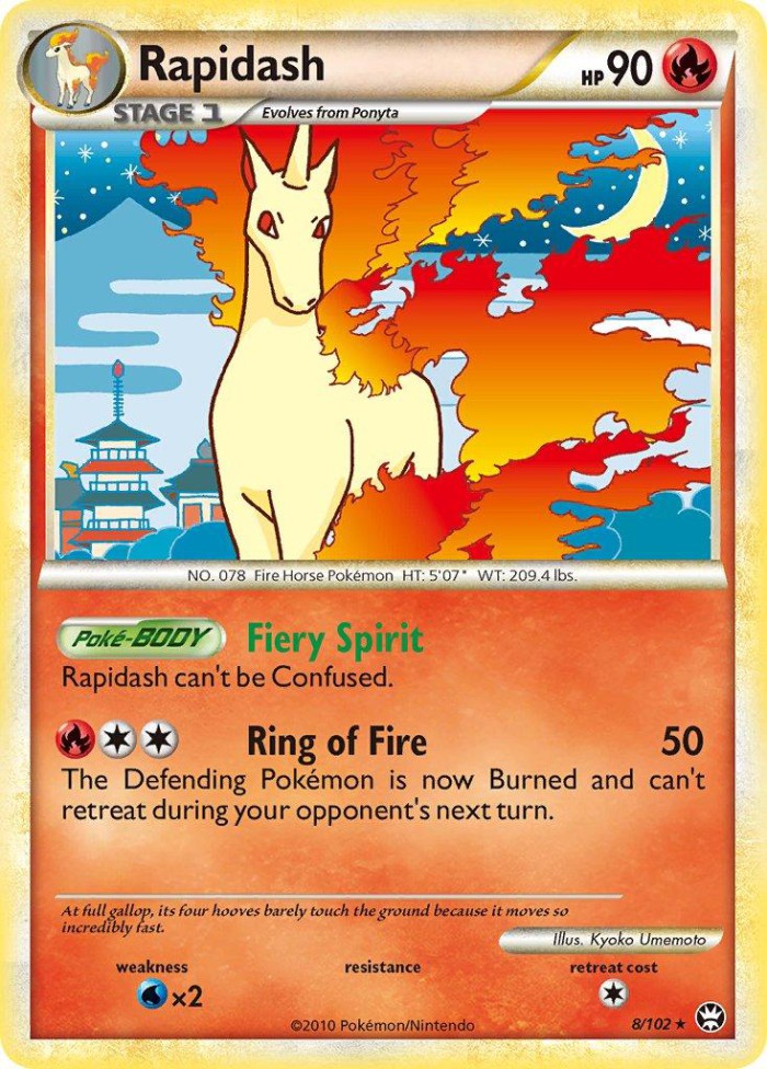 Carte Pokémon: Rapidash [Galopa]