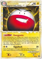 Carte Pokémon: Électrode