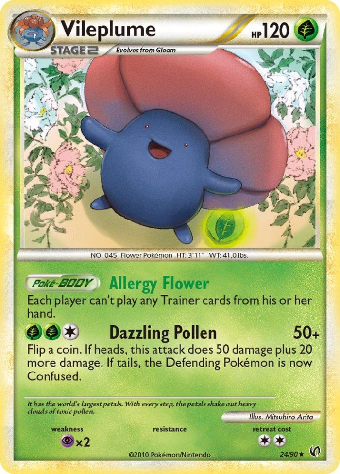 Carte Pokémon: Vileplume [Rafflesia]