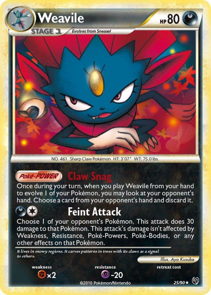 Carte Pokémon: Weavile [Dimoret]