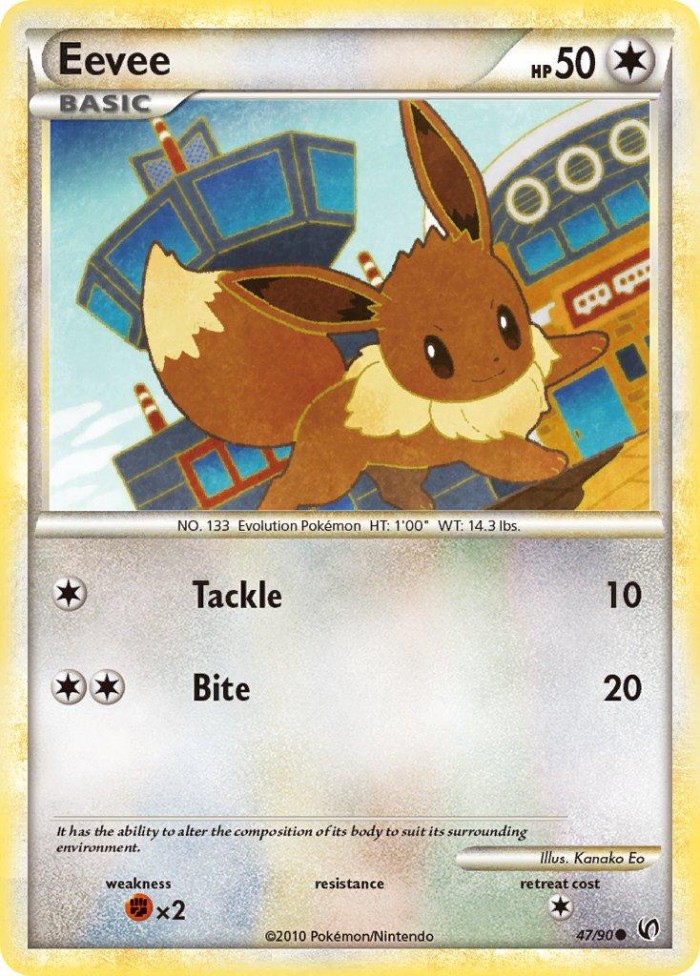 Carte Pokémon: Eevee [Evoli]