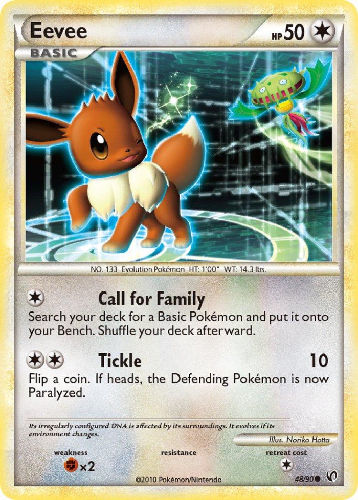 Carte Pokémon: Eevee [Evoli]