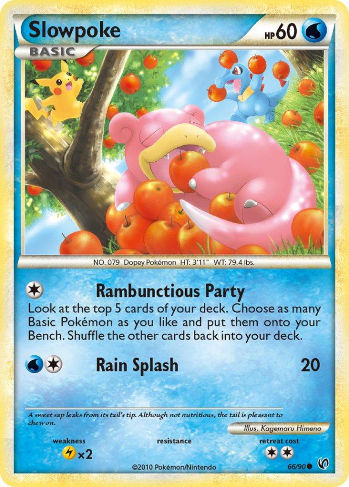 Carte Pokémon: Slowpoke [Ramoloss]