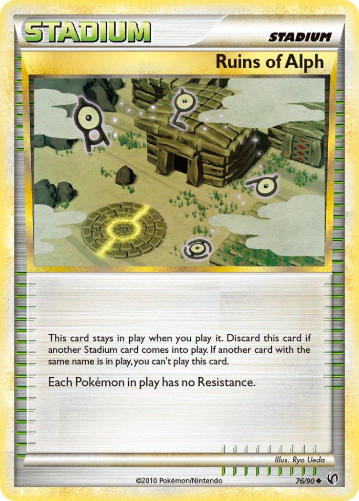 Carte Pokémon: Ruins of Alph [Ruines d'Alpha]