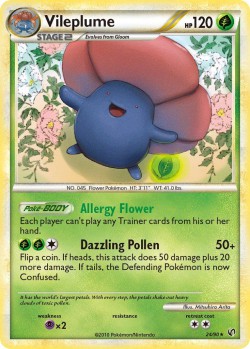 Carte Pokémon: Vileplume