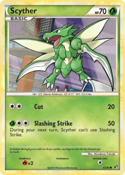 Carte Pokémon: Scyther