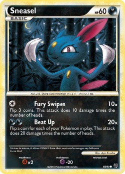 Carte Pokémon: Sneasel