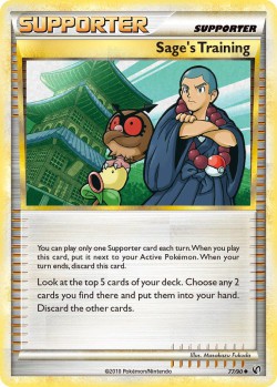 Carte Pokémon: Sage's Training