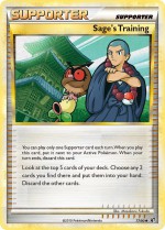 Carte Pokémon: Entraînement de Sage