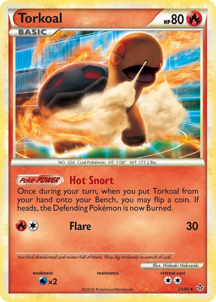 Carte Pokémon: Torkoal [Chartor]