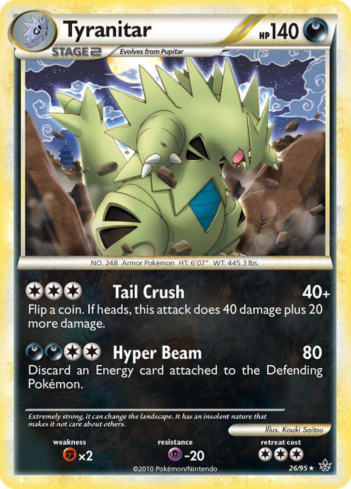 Carte Pokémon: Tyranitar [Tyranocif]