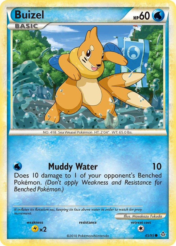 Carte Pokémon: Buizel [Mustébouée]