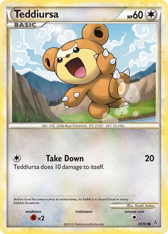 Carte Pokémon: Teddiursa [Teddiursa]