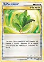 Carte Pokémon: Herbe sauveuse