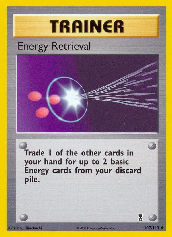 Carte Pokémon: Energy Retrieval [Sauvegarde d'Énergie]