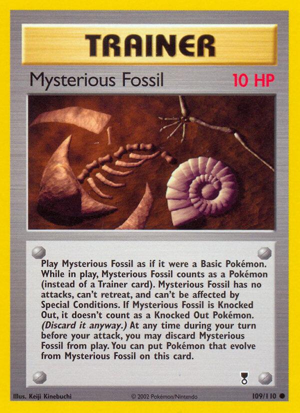 Carte Pokémon: Mysterious Fossil [Mystérieux Fossile]