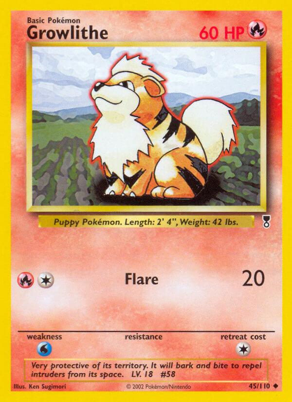 Carte Pokémon: Growlithe [Caninos]