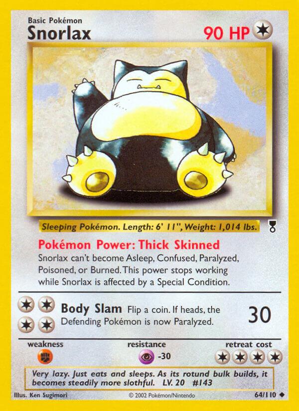 Carte Pokémon: Snorlax [Ronflex]