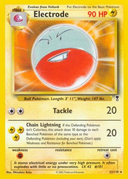 Carte Pokémon: Electrode