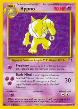 Carte Pokémon: Hypno