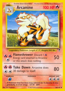 Carte Pokémon: Arcanine