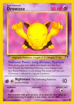 Carte Pokémon: Drowzee