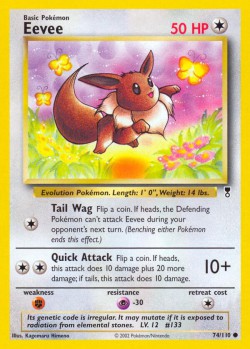 Carte Pokémon: Eevee