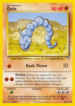 Carte Pokémon: Onix