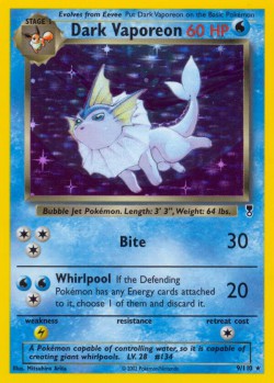 Carte Pokémon: Dark Vaporeon