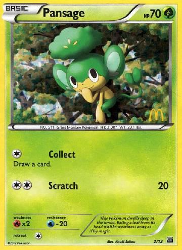 Carte Pokémon: Pansage [Feuillajou]