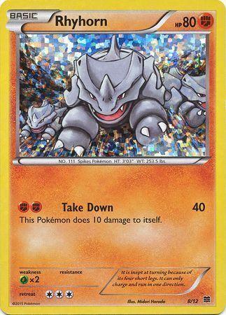 Carte Pokémon: Rhyhorn [Rhinocorne]