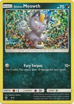 Carte Pokémon: Alolan Meowth